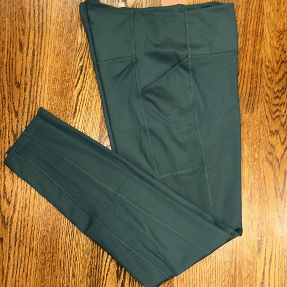 GIRLFRIEND COLLECTIVE Compression Athletic Leggings Moss Green Sz XXL NWT - Picture 5 of 10